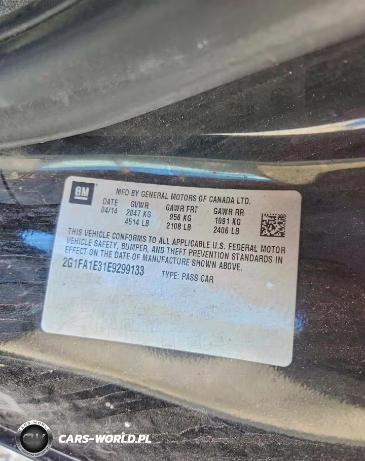 2014 Chevrolet Camaro Ls VIN:2G1FA1E31E9299133 - 12