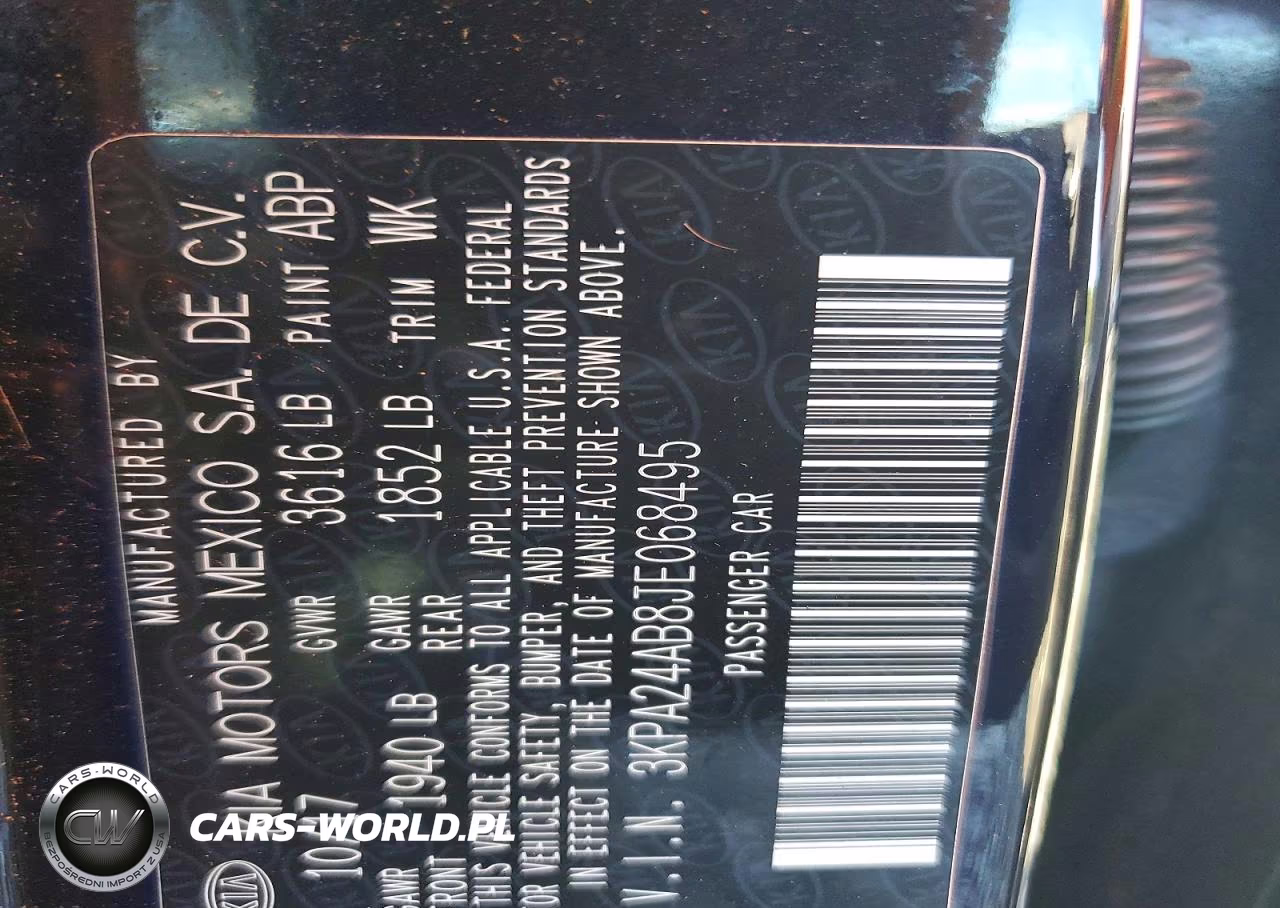 2018 Kia Rio S VIN:3KPA24AB8JE068495 - 12