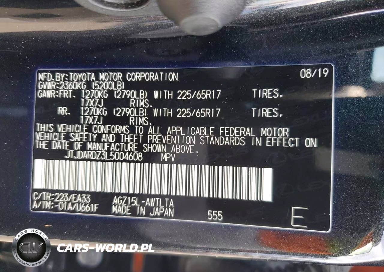 2020 Lexus Nx 300 VIN:JTJDARDZ3L5004608 - 14