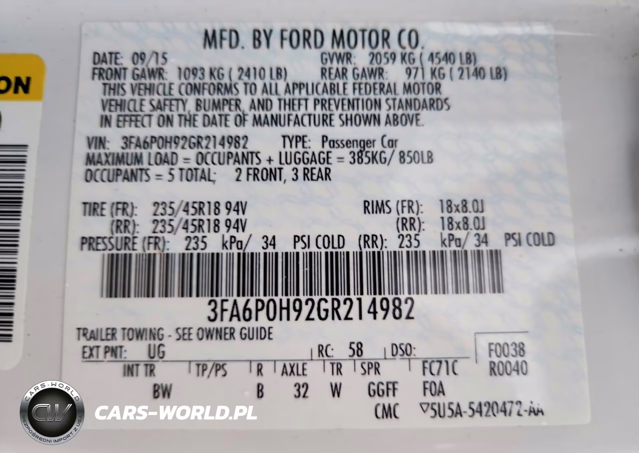 2016 Ford Fusion Se VIN:3FA6P0H92GR214982 - 12
