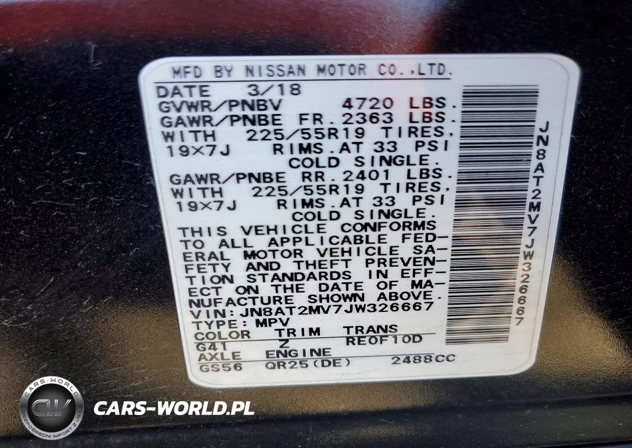2018 Nissan Rogue Sl VIN:JN8AT2MV7JW326667 - 13