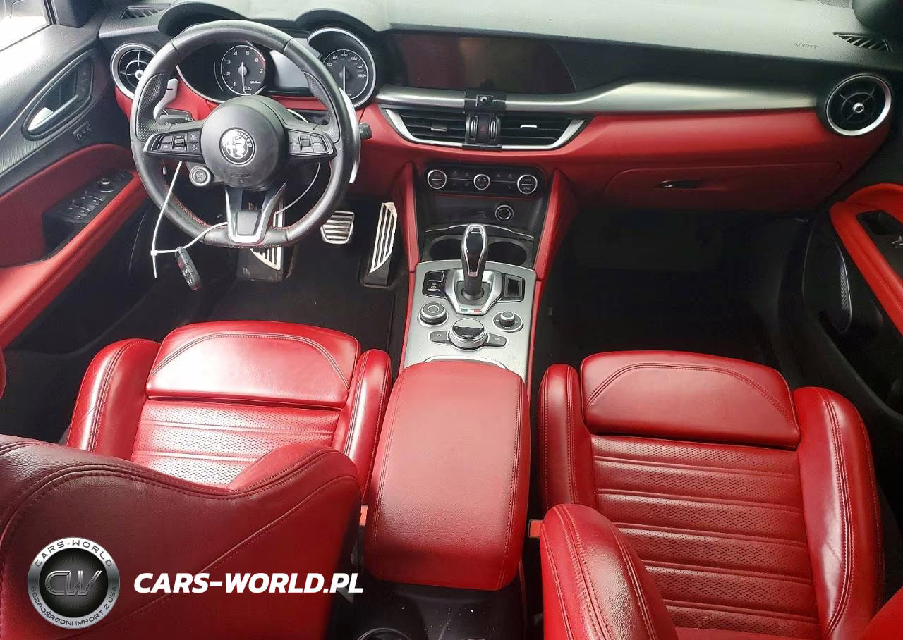2021 Alfa Romeo Stelvio Ti VIN:ZASPAKBN7M7D03068 - 8