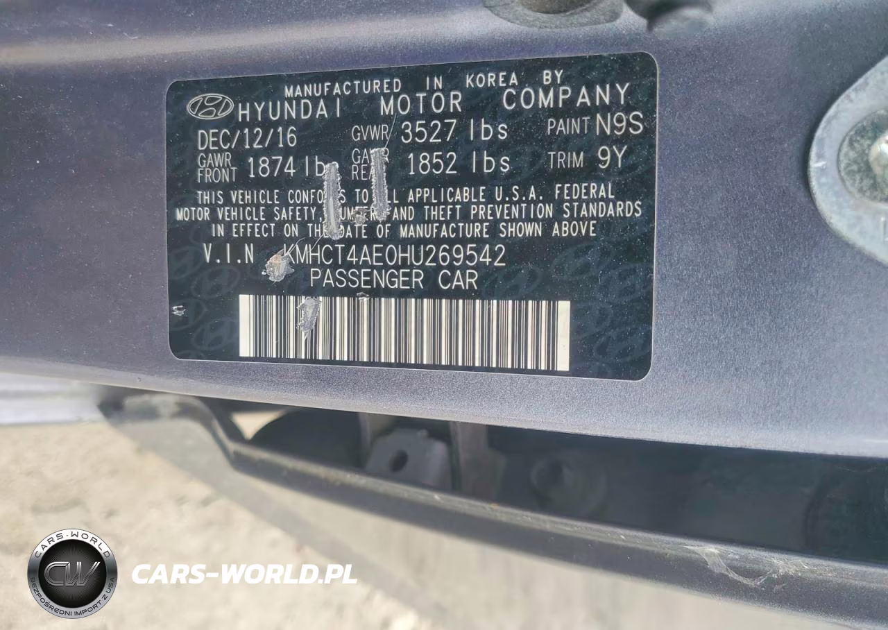 2017 Hyundai Accent Se VIN:KMHCT4AE0HU269542 - 12