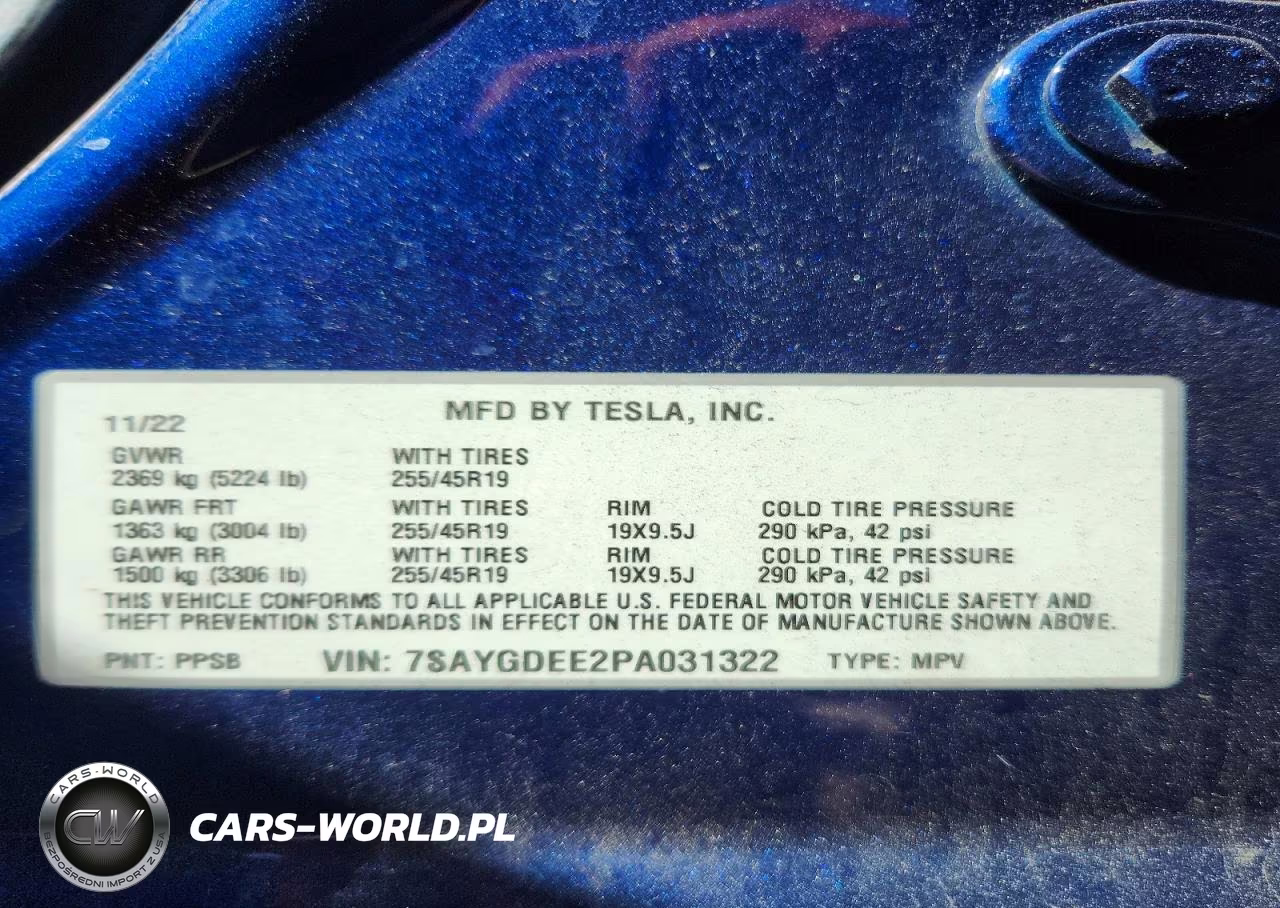 2023 Tesla Model Y VIN:7SAYGDEE2PA031322 - 13