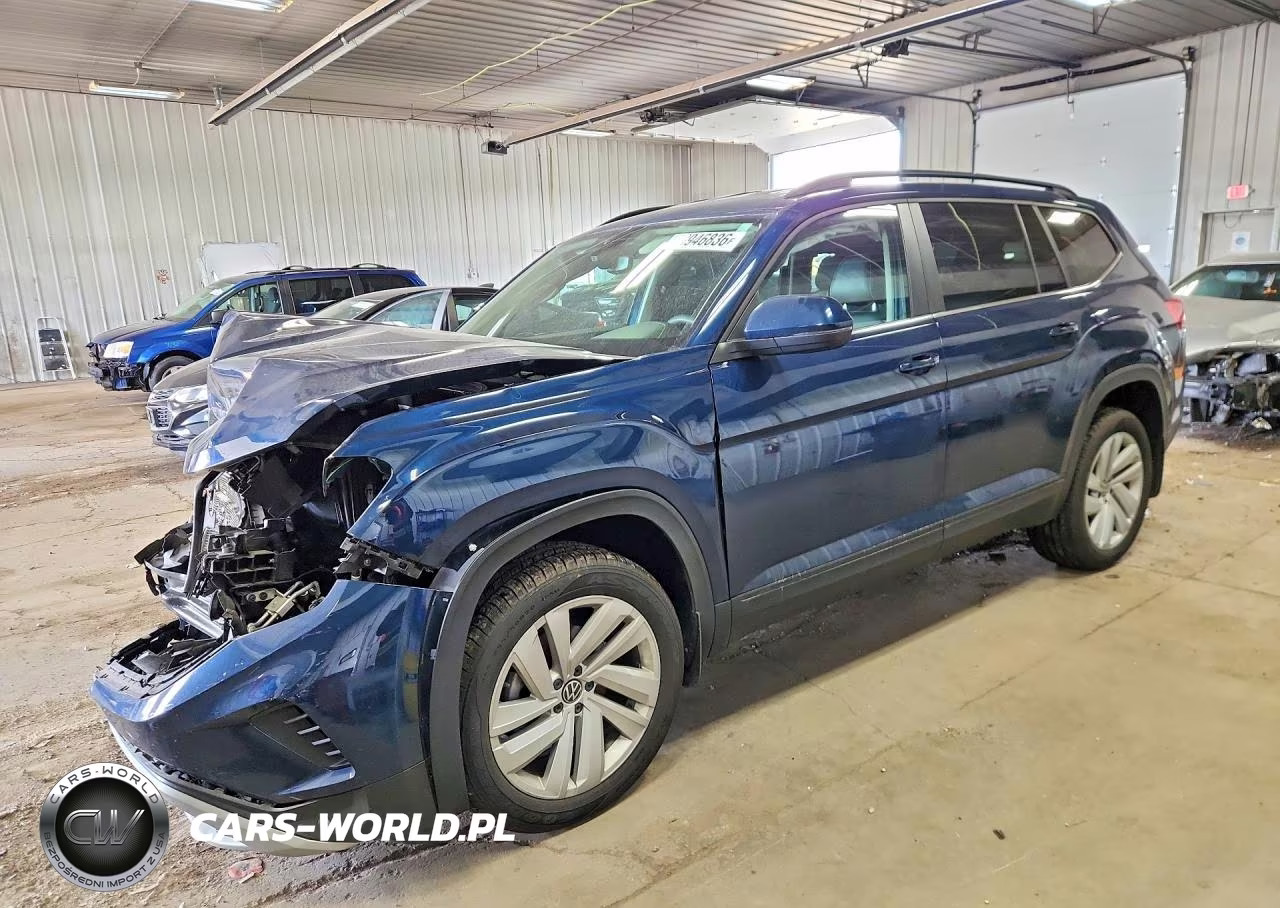 2021 Volkswagen Atlas Se VIN:1V2HR2CA3MC599651 - 1