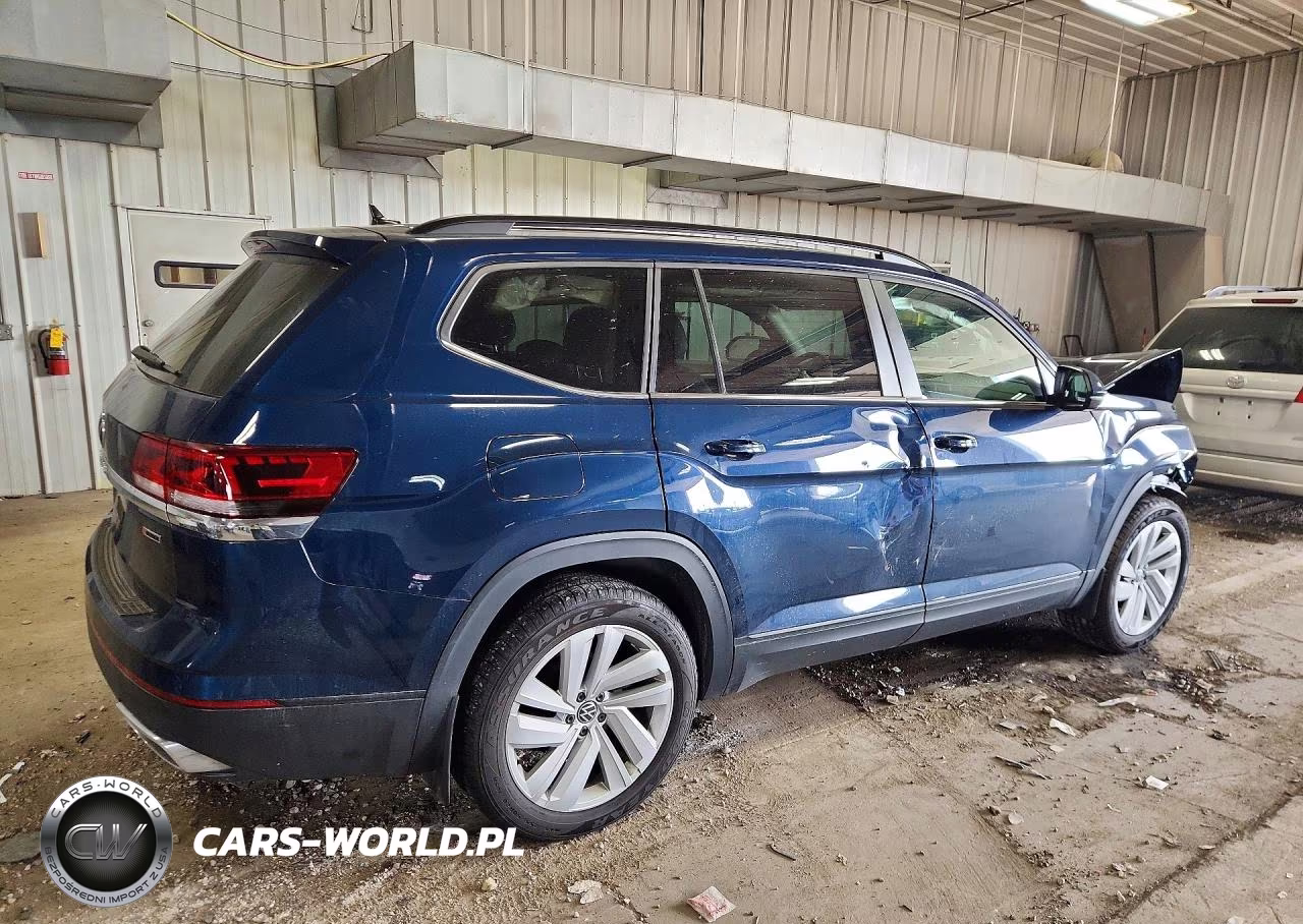 2021 Volkswagen Atlas Se VIN:1V2HR2CA3MC599651 - 3