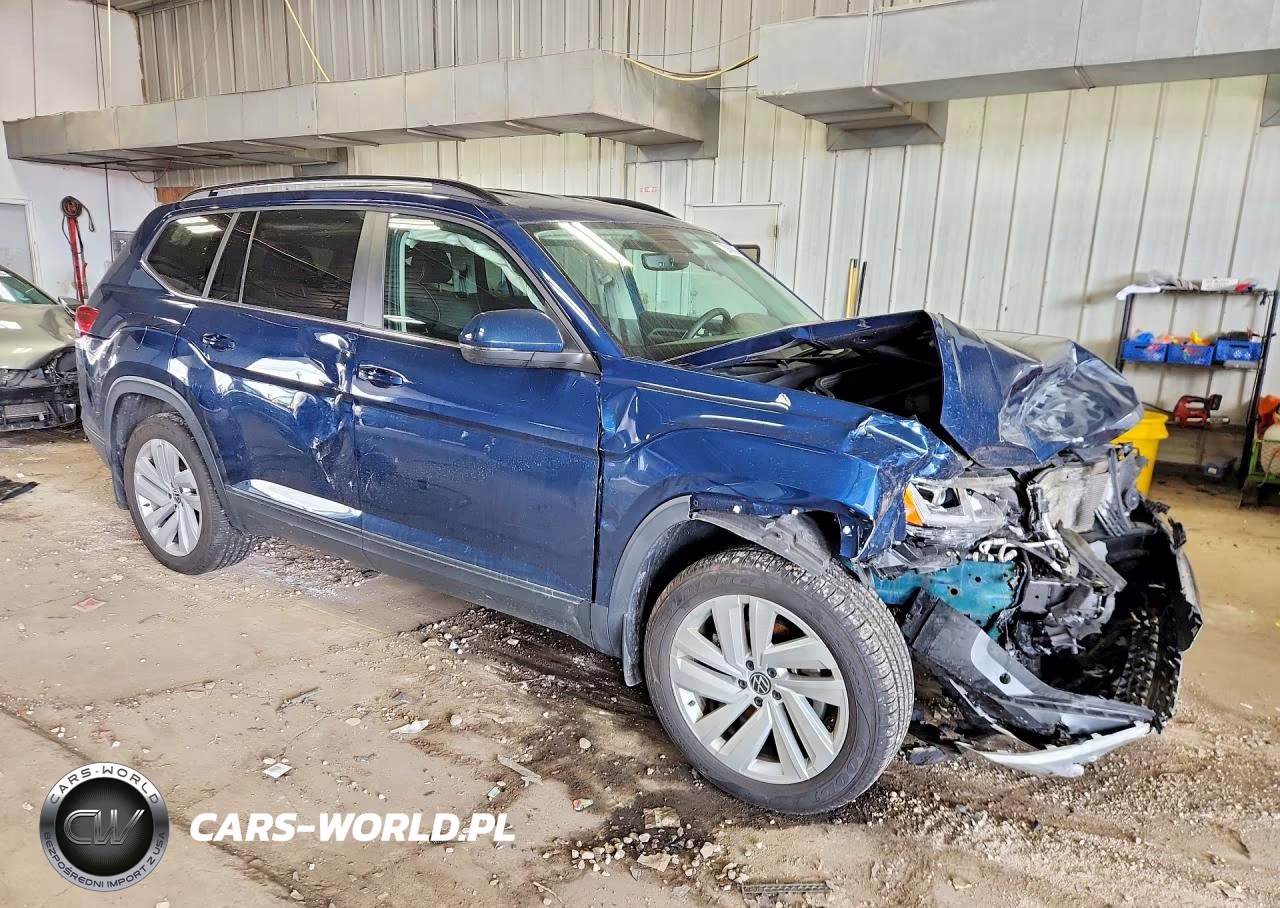 2021 Volkswagen Atlas Se VIN:1V2HR2CA3MC599651 - 4