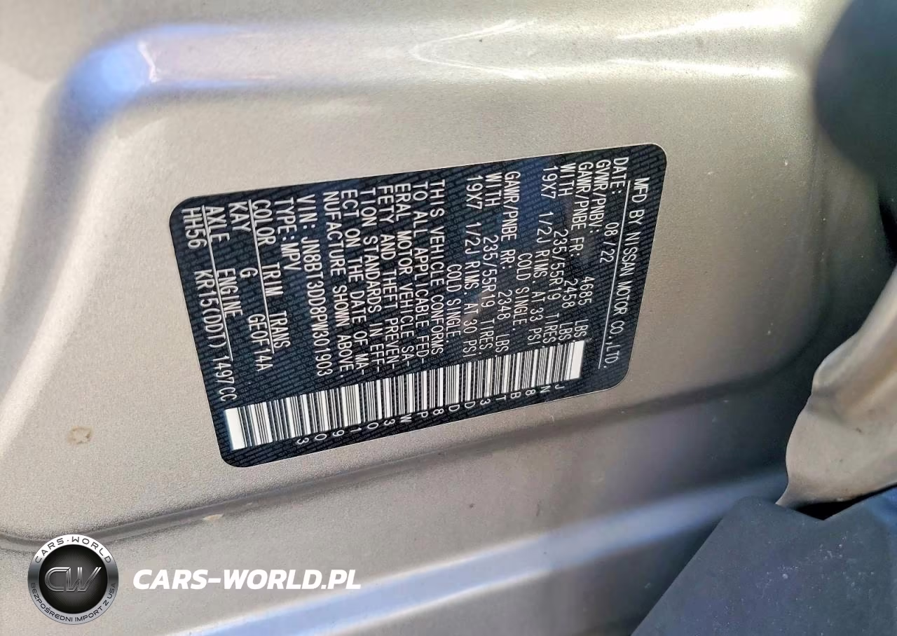 2023 Nissan Rogue Platinum VIN:JN8BT3DD8PW301903 - 12