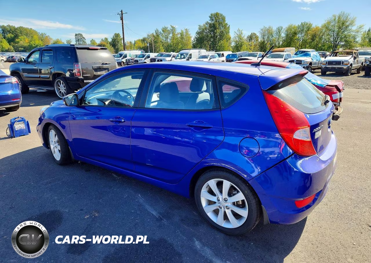 2013 Hyundai Accent Se VIN:KMHCU5AEXDU111609 - 2