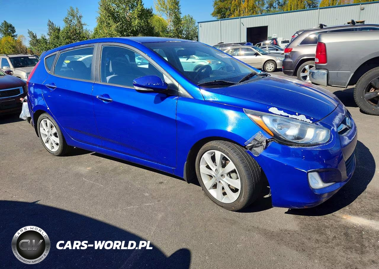 2013 Hyundai Accent Se VIN:KMHCU5AEXDU111609 - 4