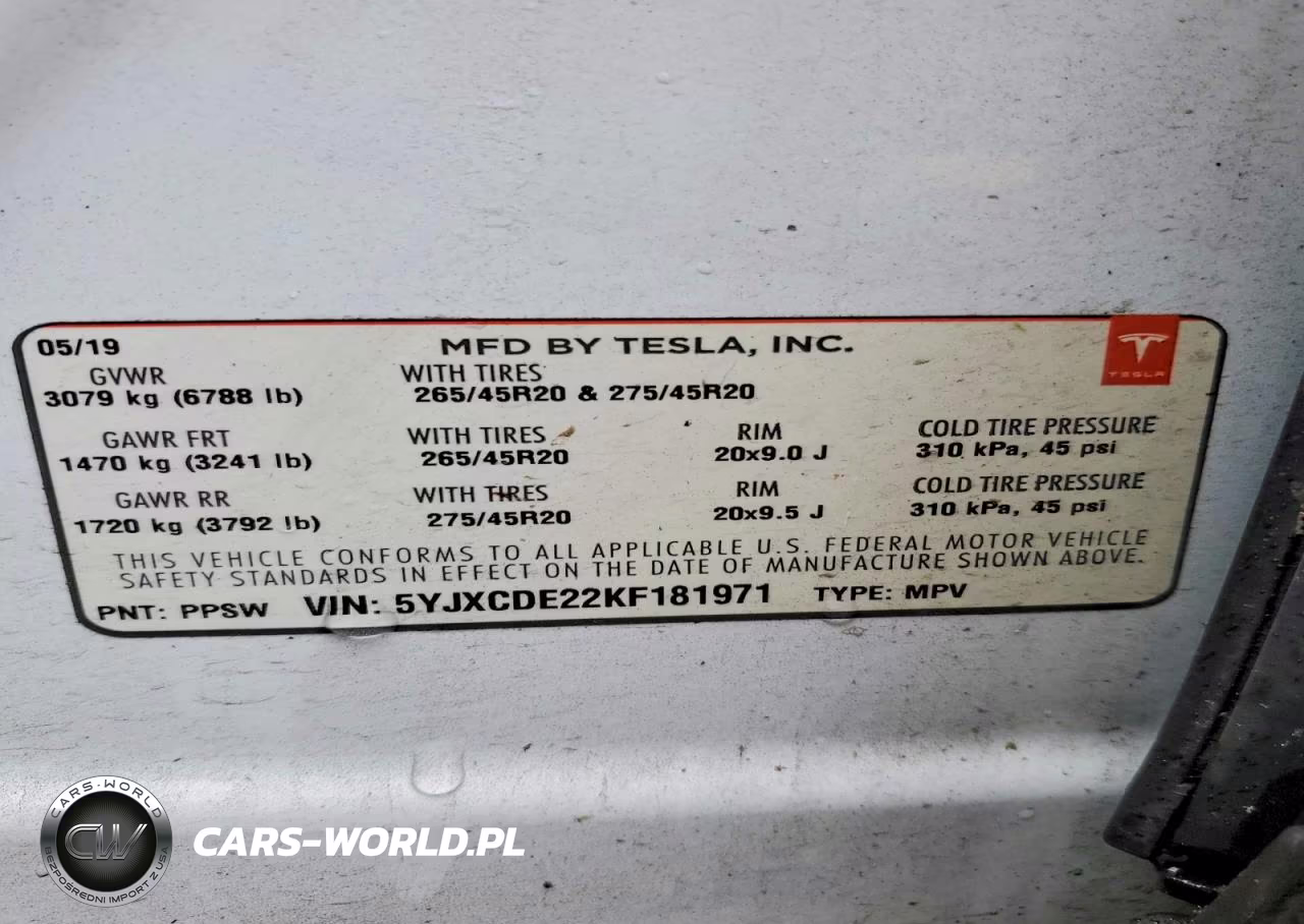 2019 Tesla Model X VIN:5YJXCDE22KF181971 - 13