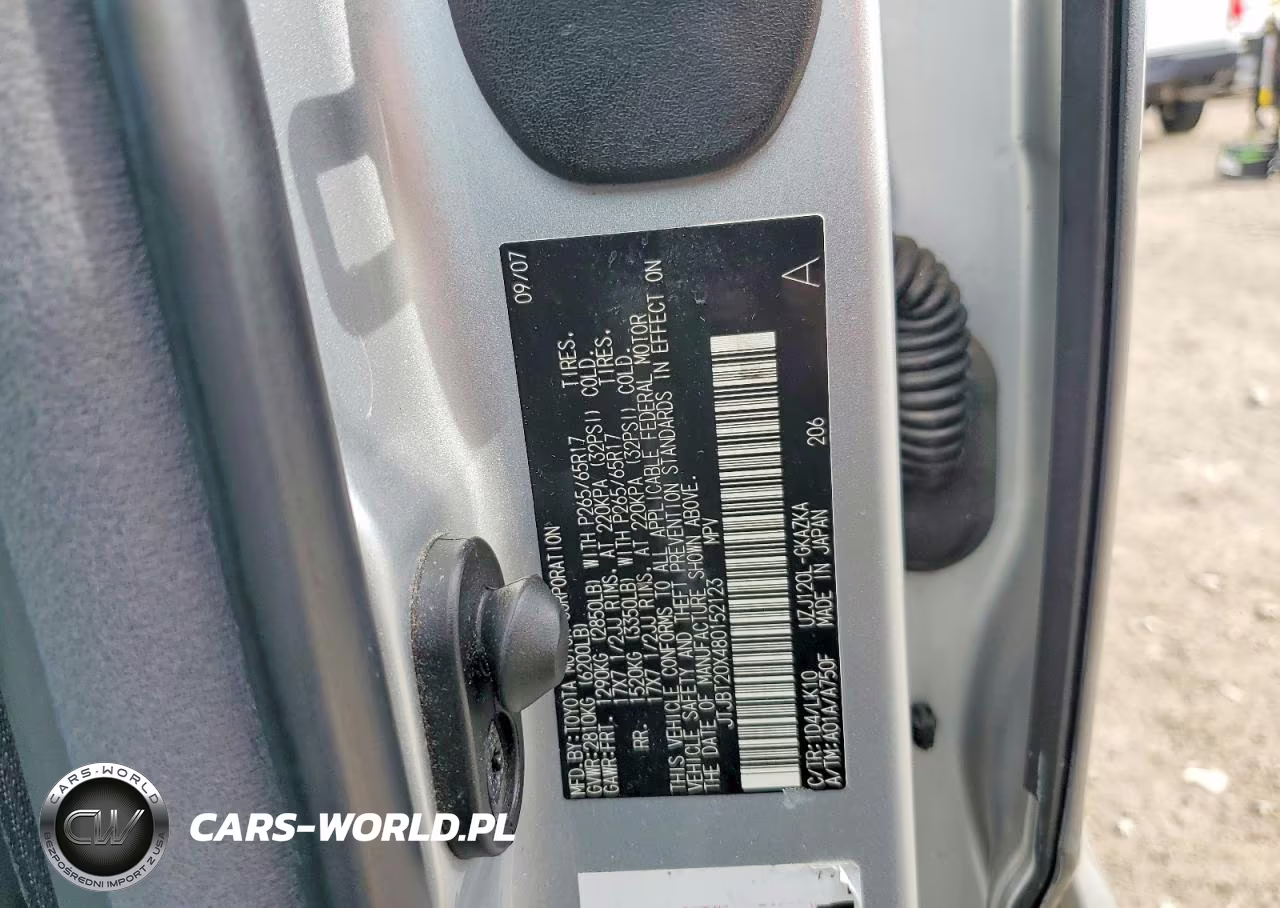 2008 Lexus Gx 470 VIN:JTJBT20X480152123 - 13