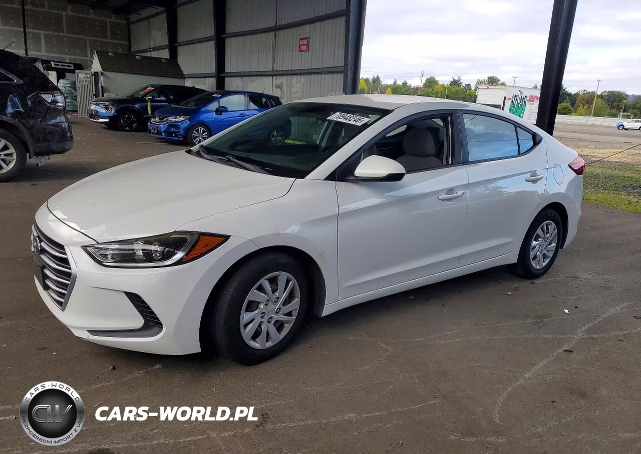 2017 Hyundai Elantra Se VIN:5NPD74LF5HH138376 - 1