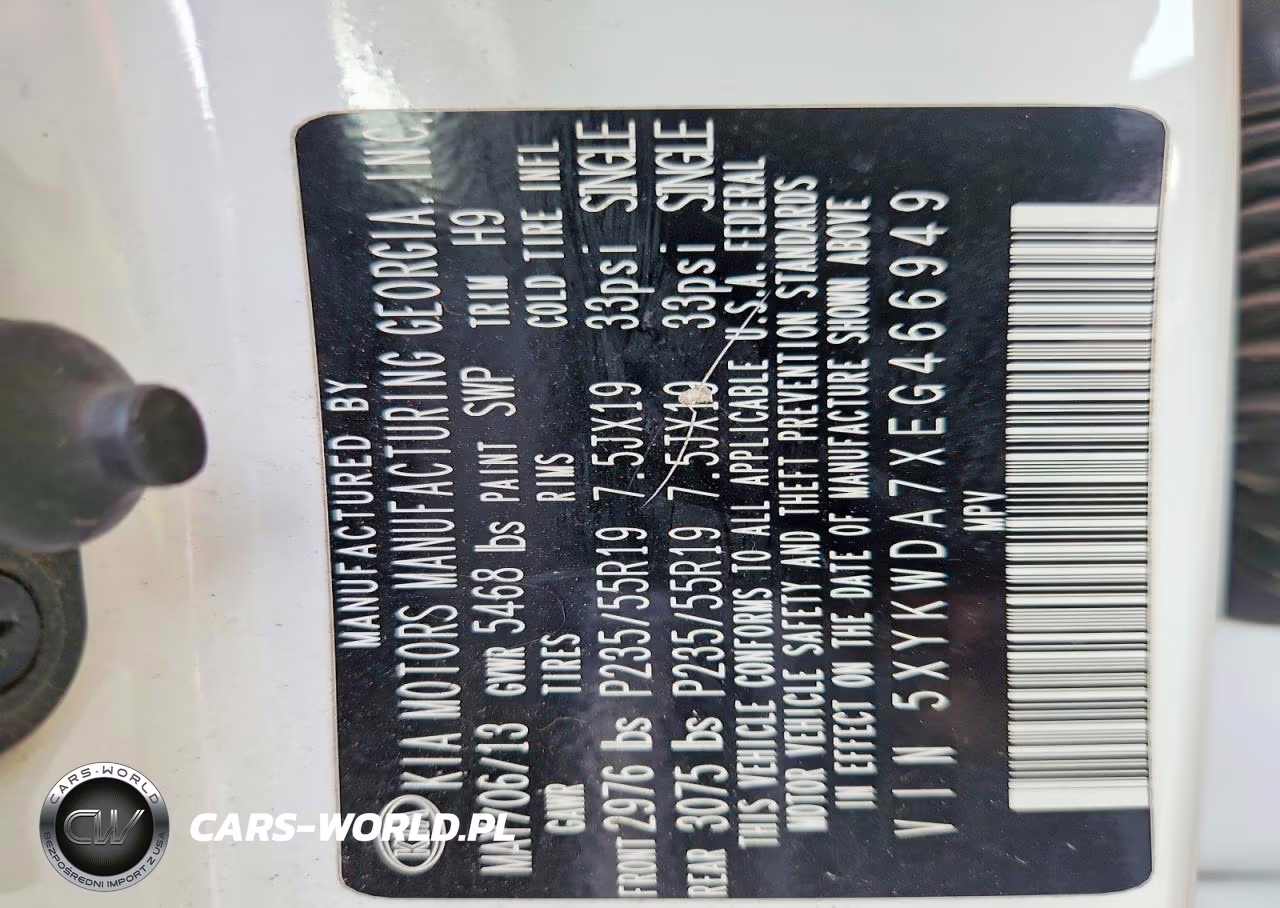 2014 Kia Sorento Sx VIN:5XYKWDA7XEG466949 - 13