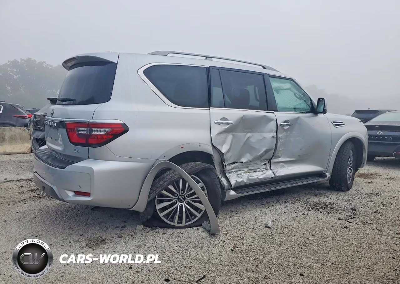 2023 Nissan Armada Sl VIN:JN8AY2BD4P9693335 - 3