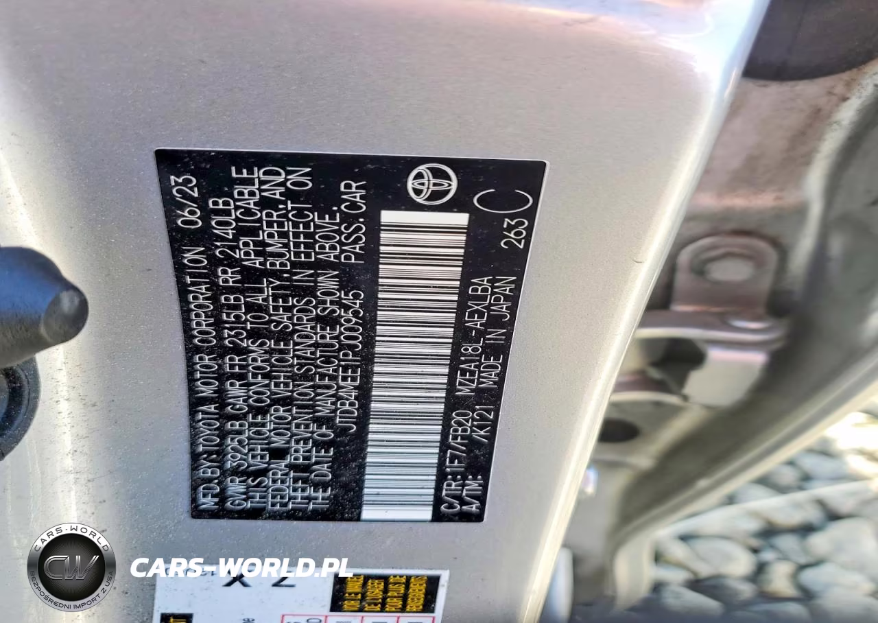 2023 Toyota Corolla Le VIN:JTDB4MEE1PJ009545 - 12