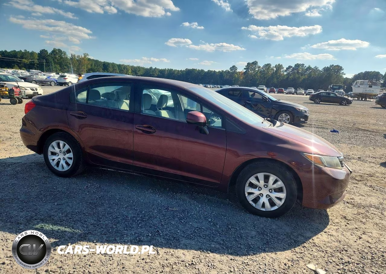 2012 Honda Civic Lx VIN:19XFB2F57CE099463 - 4