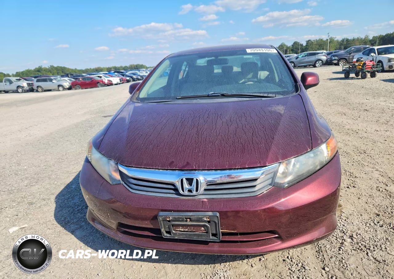 2012 Honda Civic Lx VIN:19XFB2F57CE099463 - 5