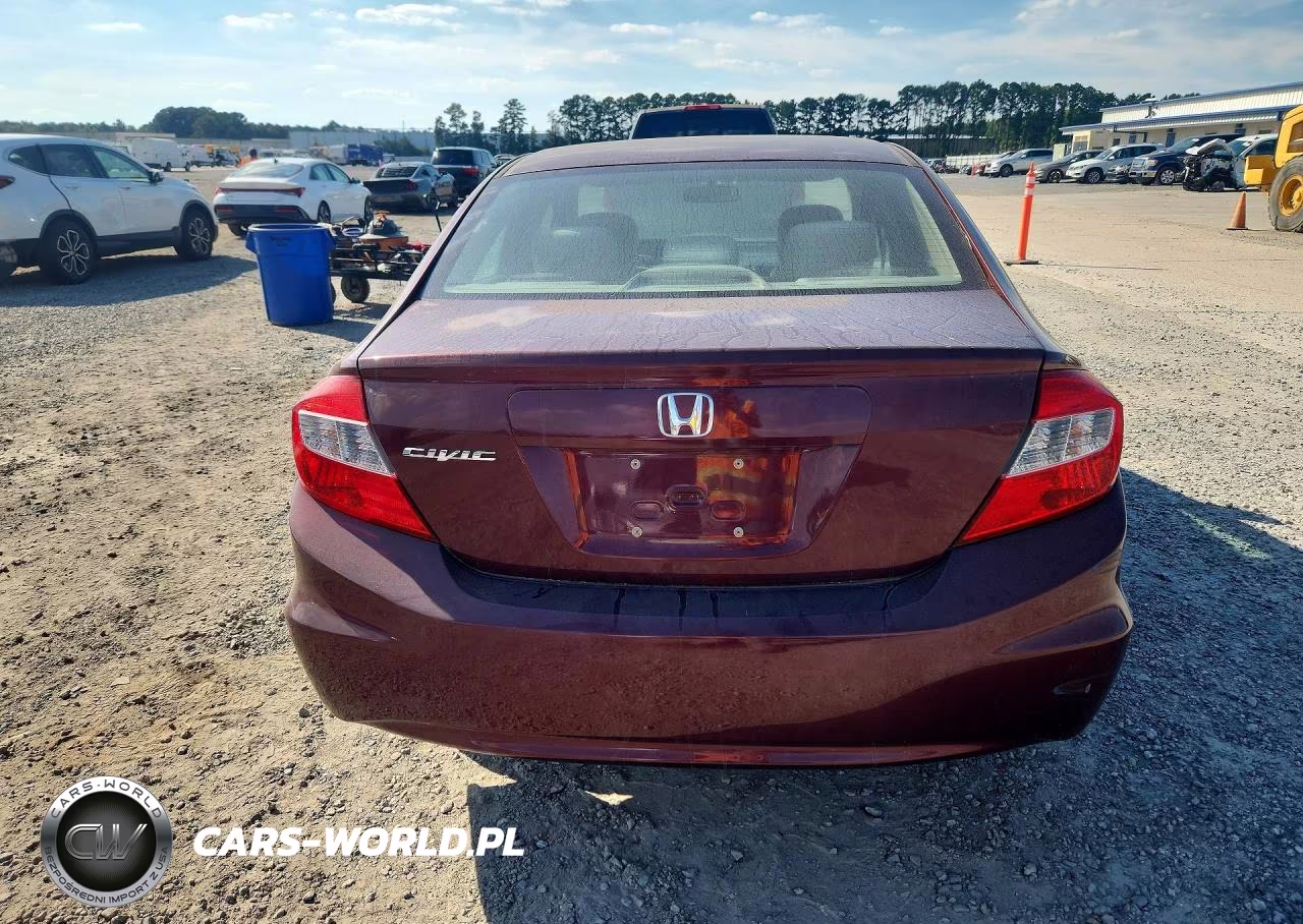 2012 Honda Civic Lx VIN:19XFB2F57CE099463 - 6