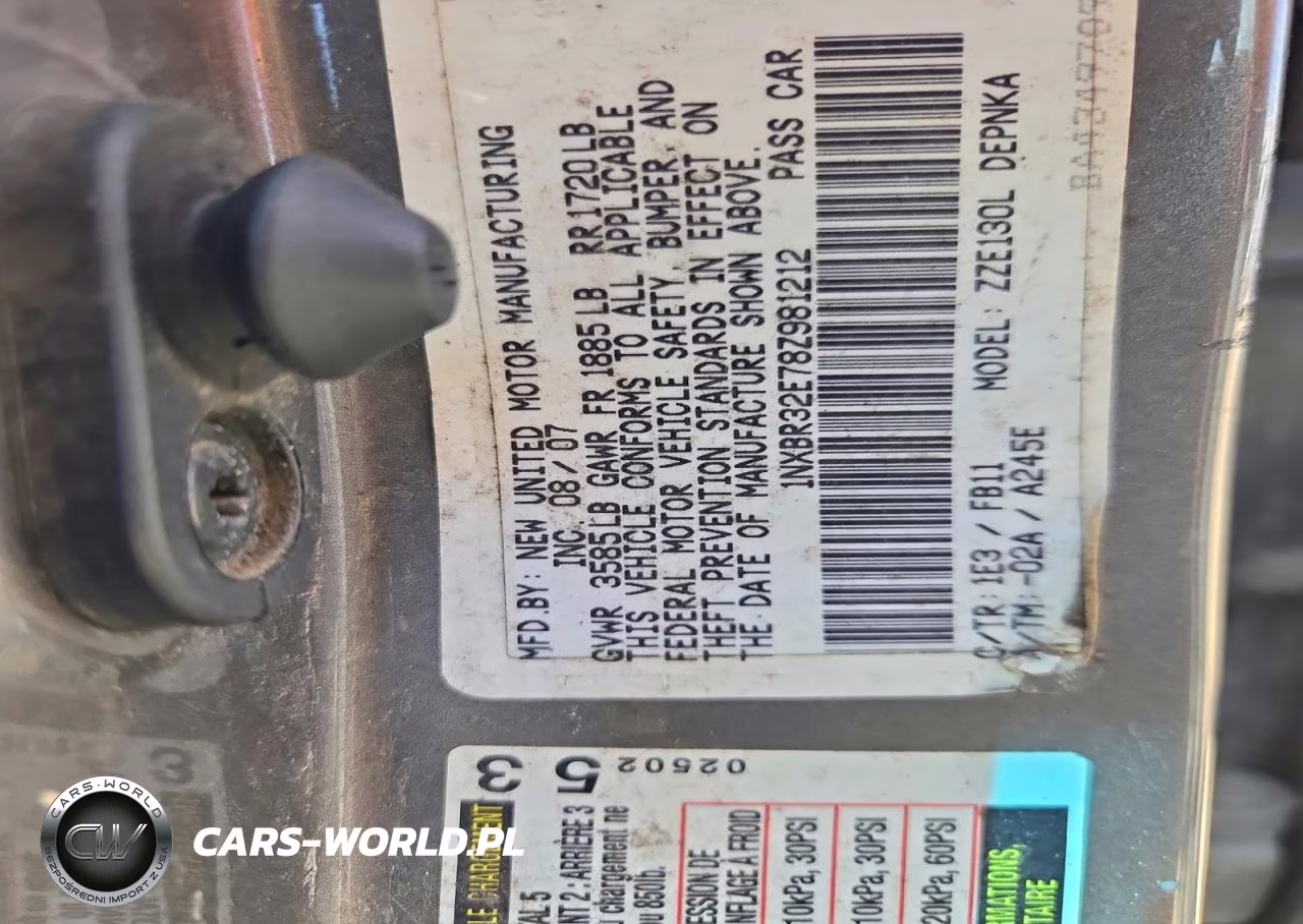 2008 Toyota Corolla Le VIN:1NXBR32E78Z981212 - 12