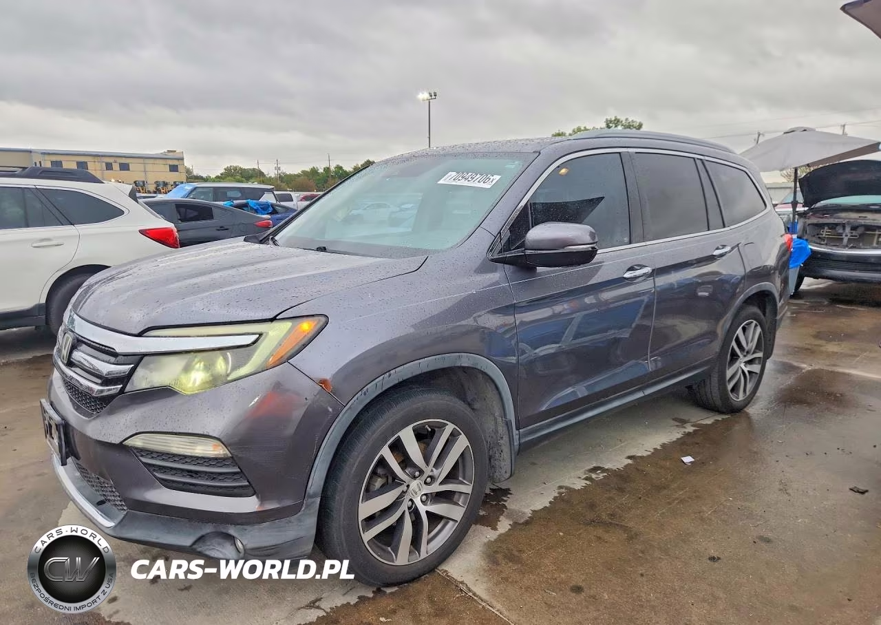 2016 Honda Pilot Elite VIN:5FNYF6H03GB125370 - 1