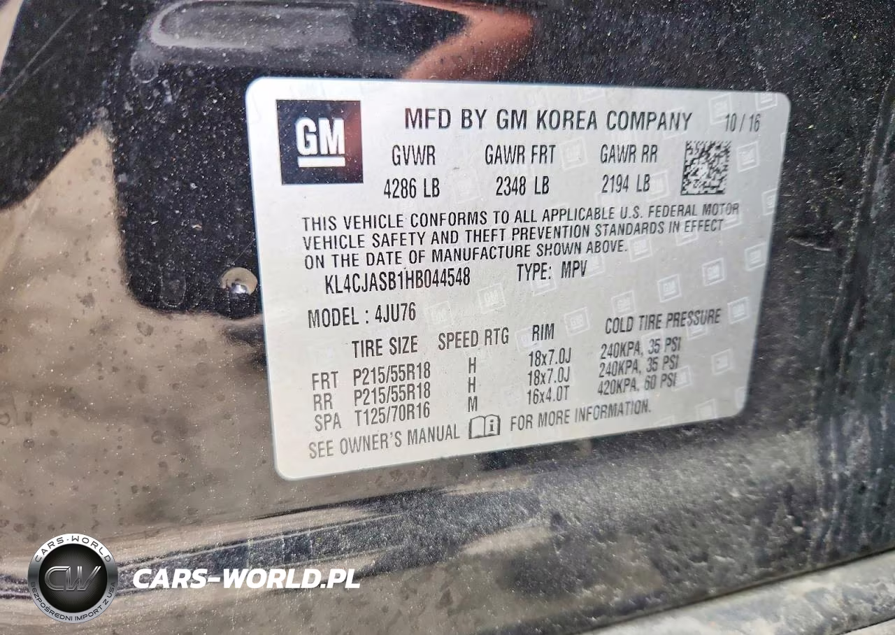 2017 Buick Encore Preferred VIN:KL4CJASB1HB044548 - 13
