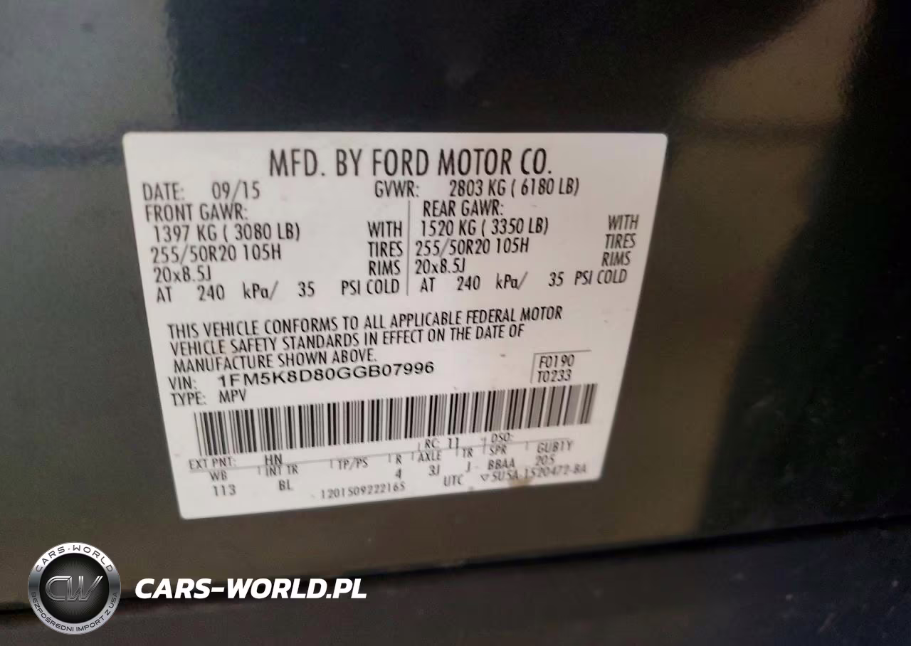 2016 Ford Explorer Xlt VIN:1FM5K8D80GGB07996 - 13