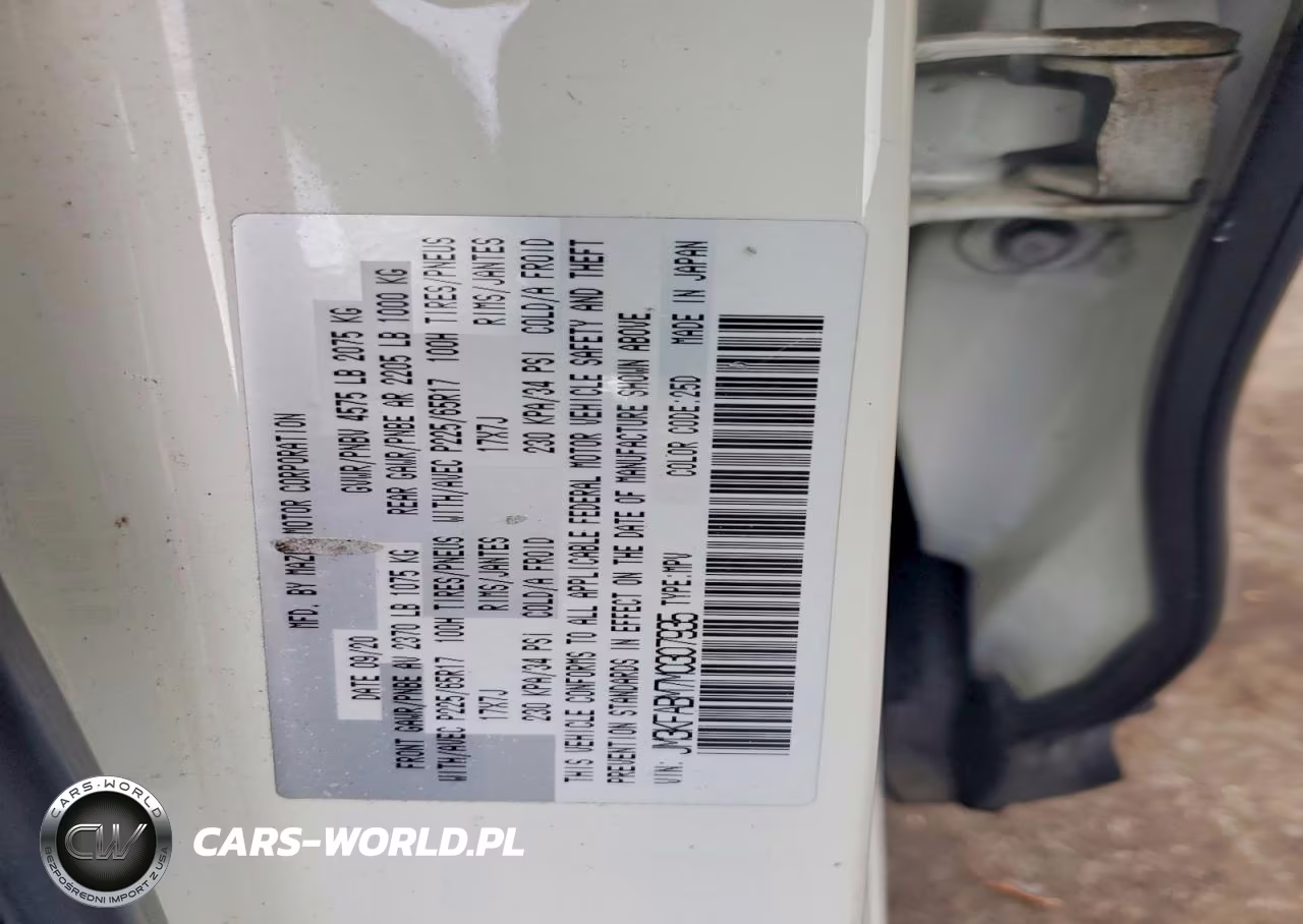 2021 Mazda Cx-5 Sport VIN:JM3KFABM7M0307935 - 12