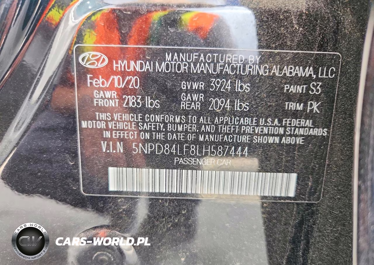 2020 Hyundai Elantra Sel VIN:5NPD84LF8LH587444 - 12