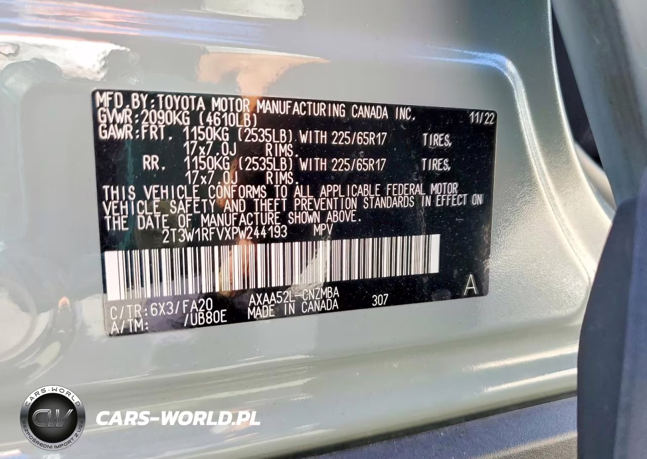 2023 Toyota Rav4 Xle VIN:2T3W1RFVXPW244193 - 12