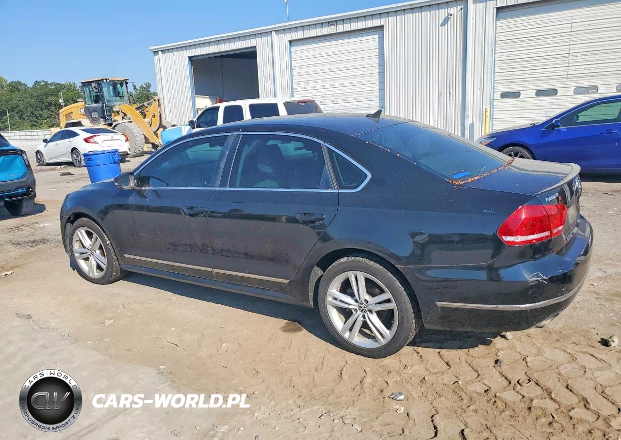 2013 Volkswagen Passat Sel VIN:1VWCN7A35DC055836 - 2