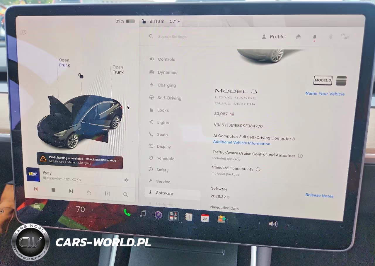 2019 Tesla Model 3 VIN:5YJ3E1EB0KF384770 - 9