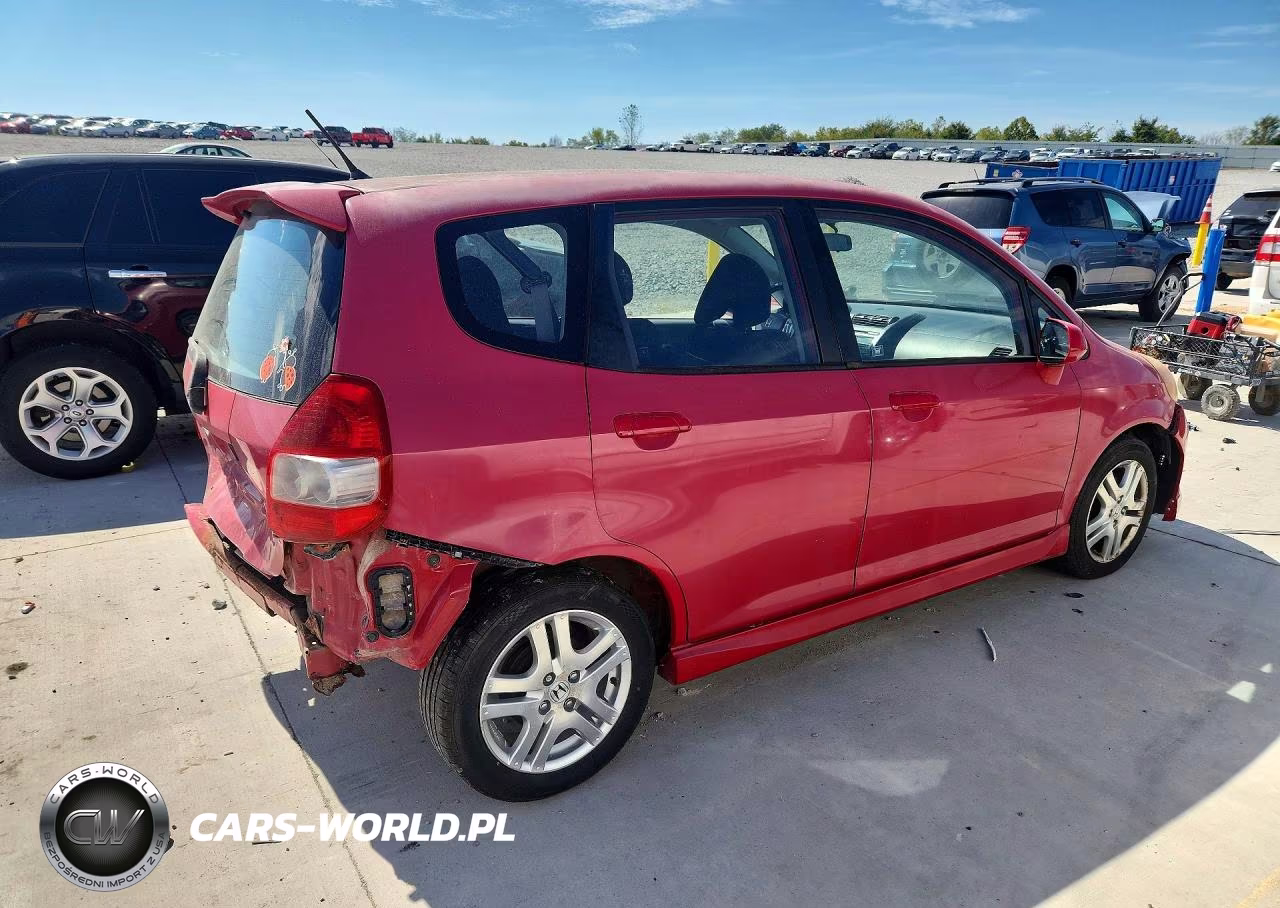 2007 Honda Fit S VIN:JHMGD38697S024002 - 3