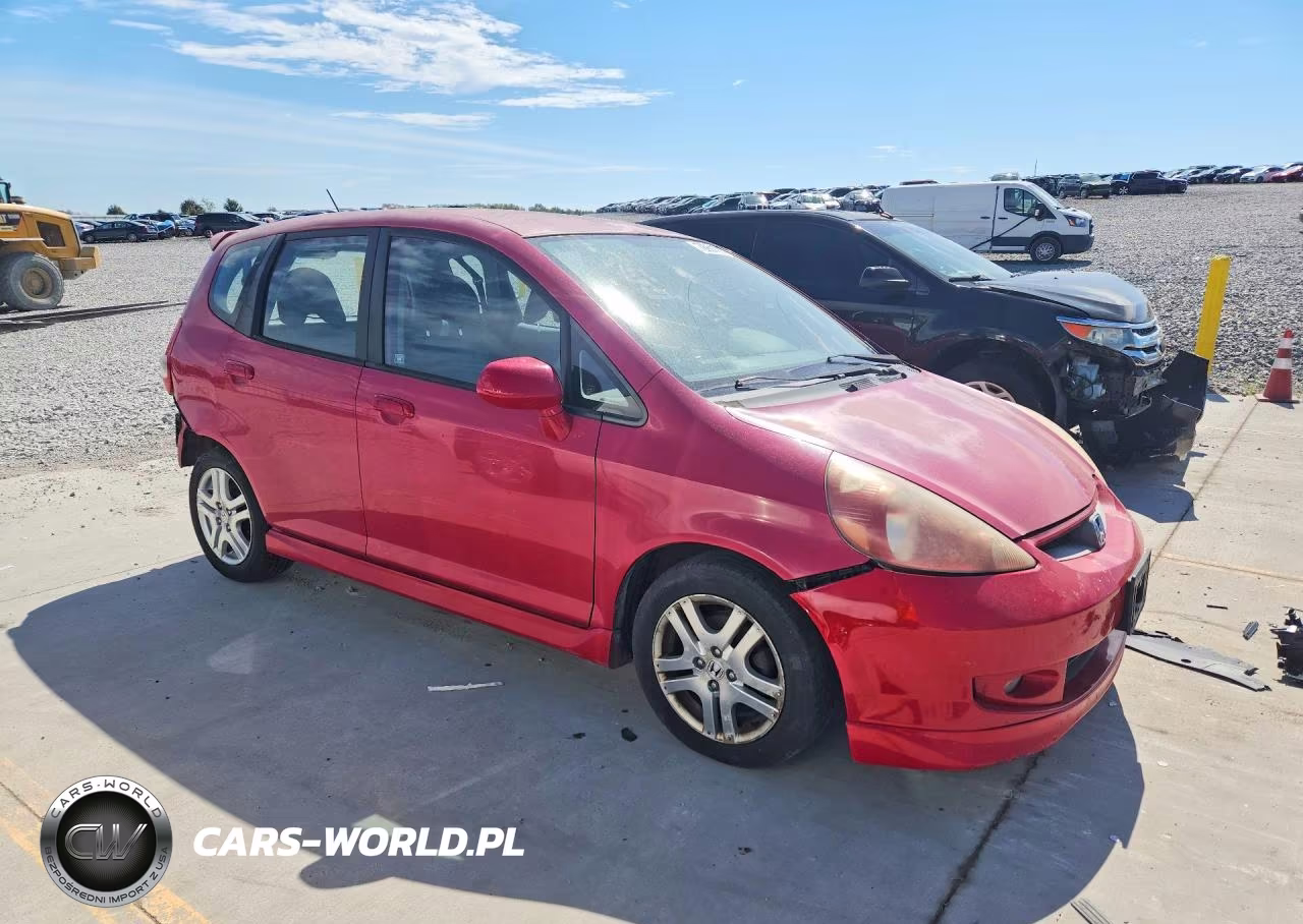 2007 Honda Fit S VIN:JHMGD38697S024002 - 4