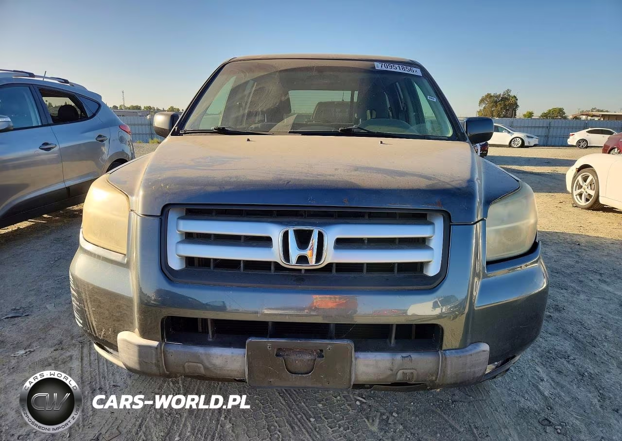 2006 Honda Pilot Ex VIN:2HKYF18486H562173 - 5