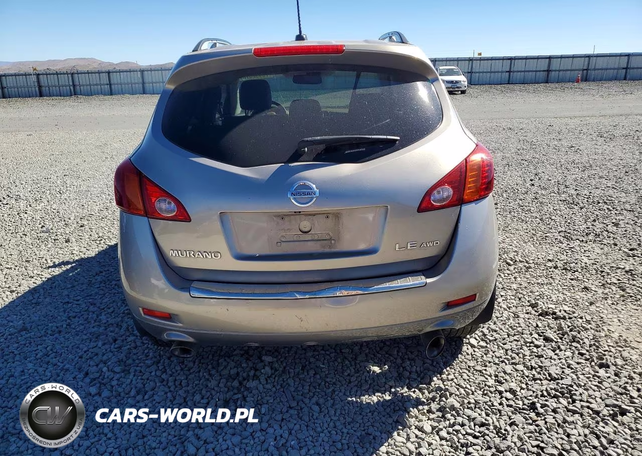 2009 Nissan Murano S VIN:JN8AZ18WX9W133940 - 6