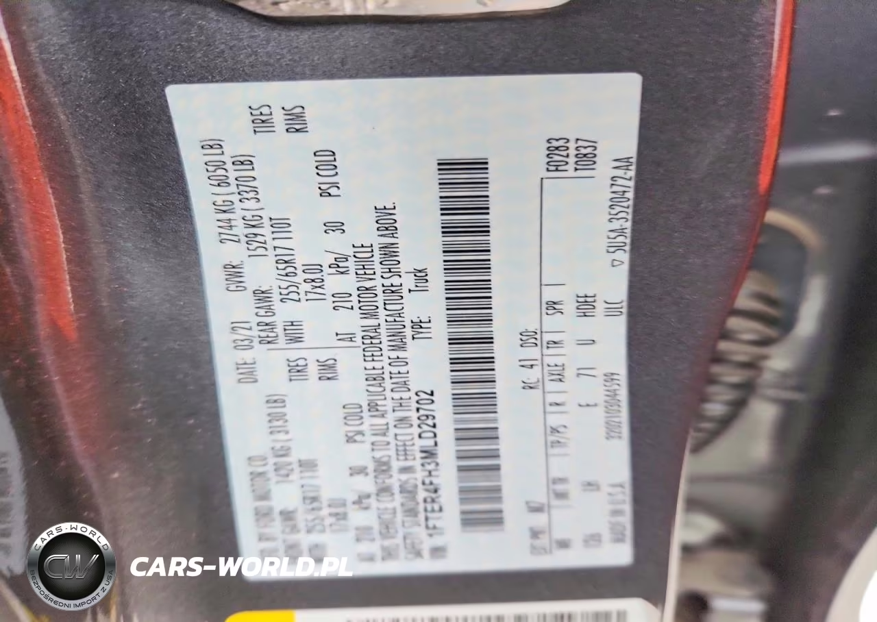 2021 Ford Ranger Xl VIN:1FTER4FH3MLD29702 - 12