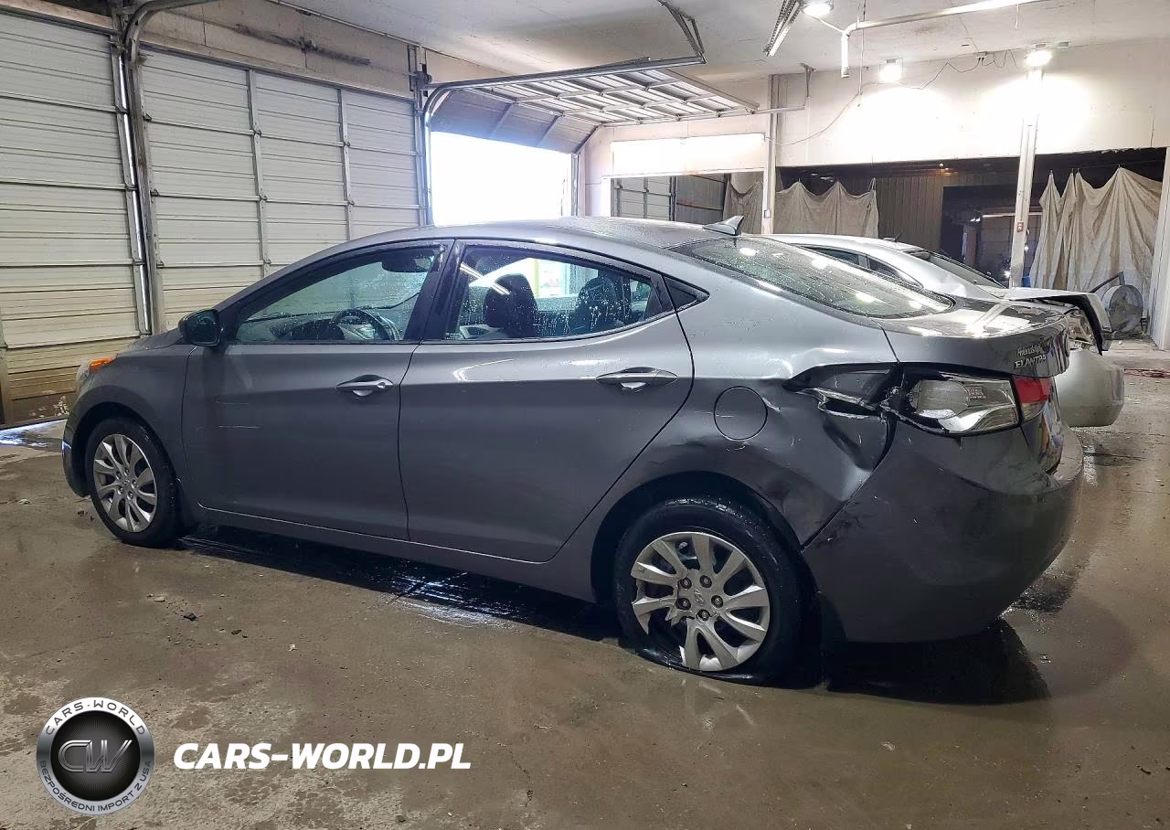 2013 Hyundai Elantra Gls VIN:5NPDH4AE0DH166569 - 2