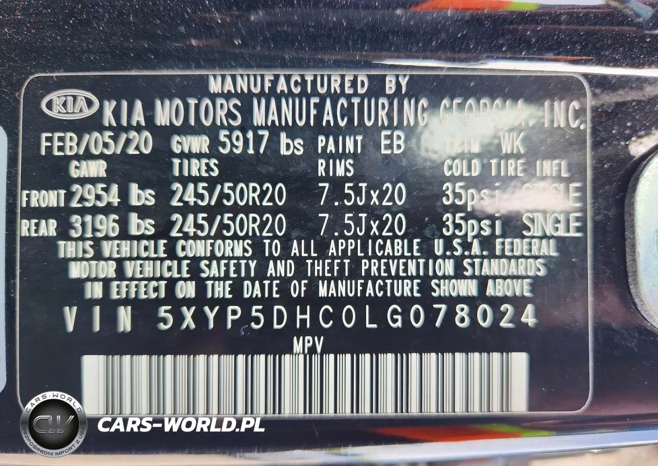 2020 Kia Telluride Sx VIN:5XYP5DHC0LG078024 - 13