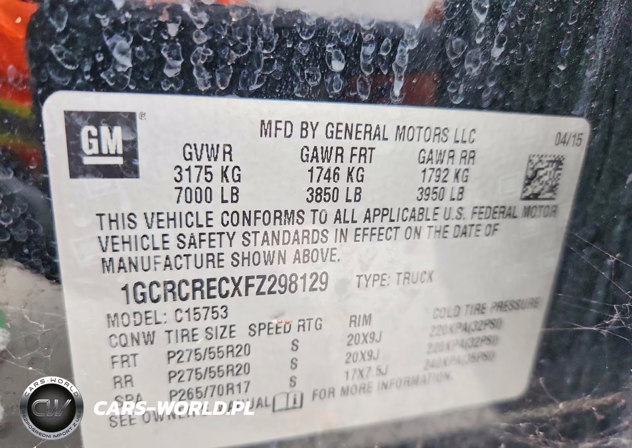 2015 Chevrolet Silverado C1500 Lt VIN:1GCRCRECXFZ298129 - 12