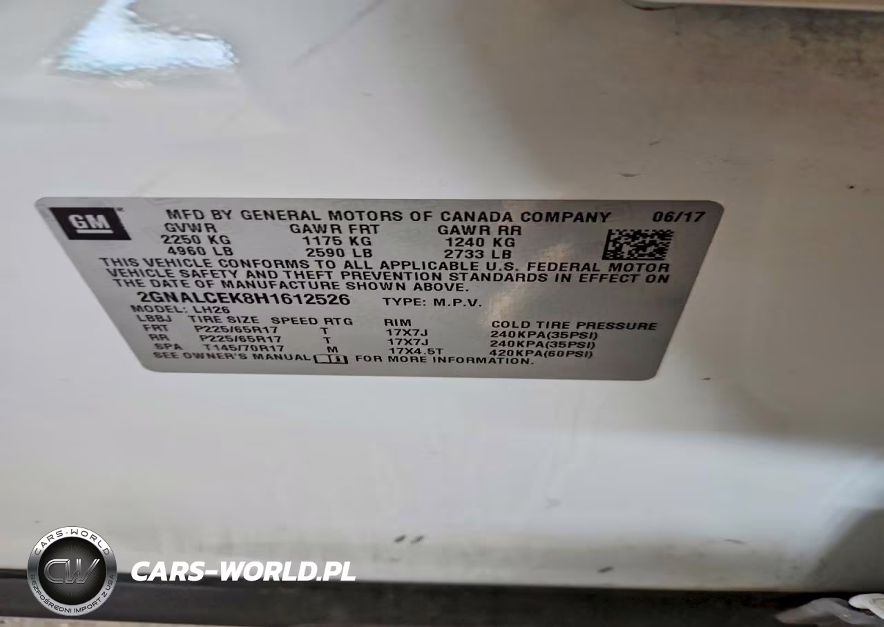 2017 Chevrolet Equinox Lt VIN:2GNALCEK8H1612526 - 13