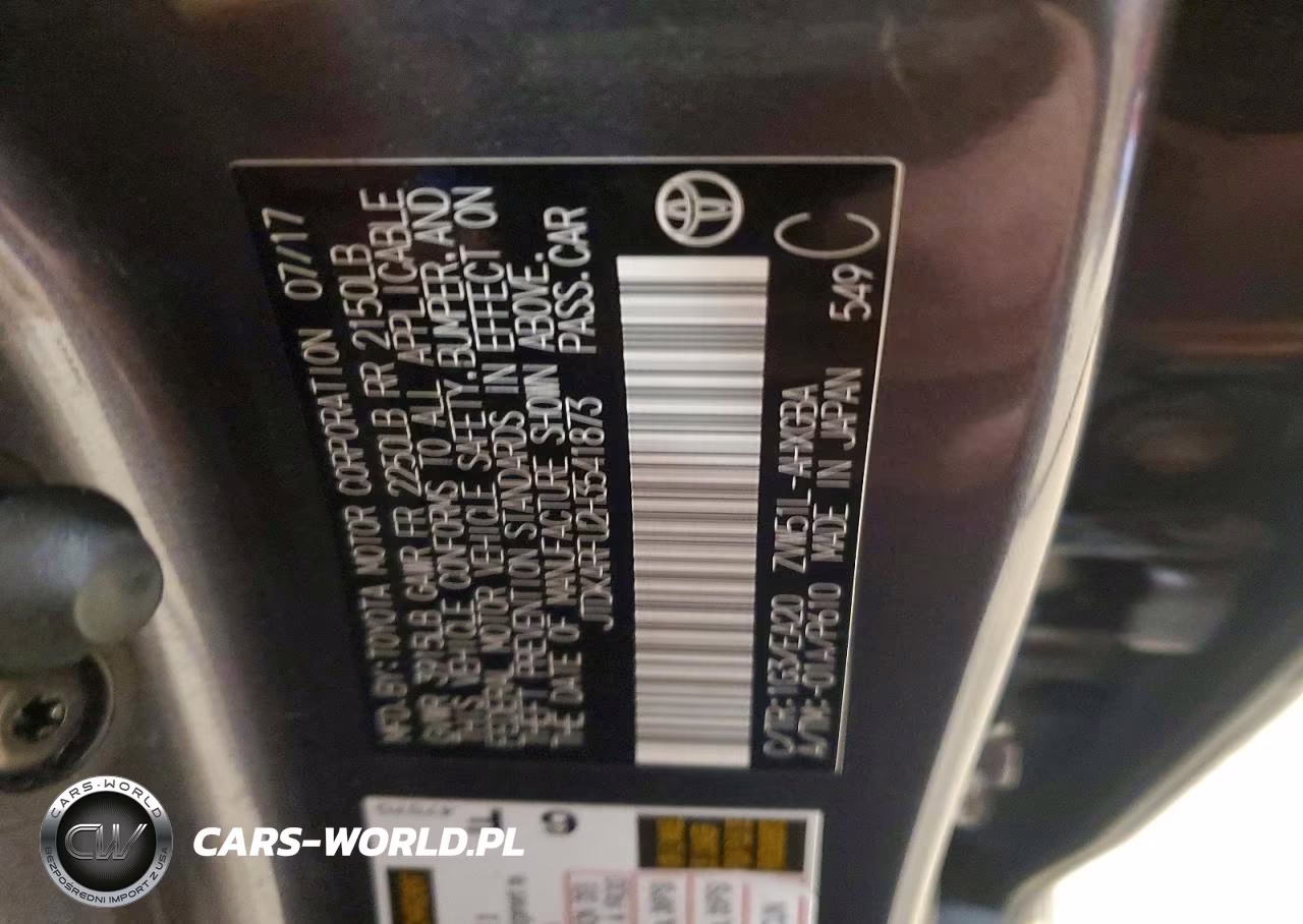 2017 Toyota Prius Four VIN:JTDKARFU2H3541873 - 12