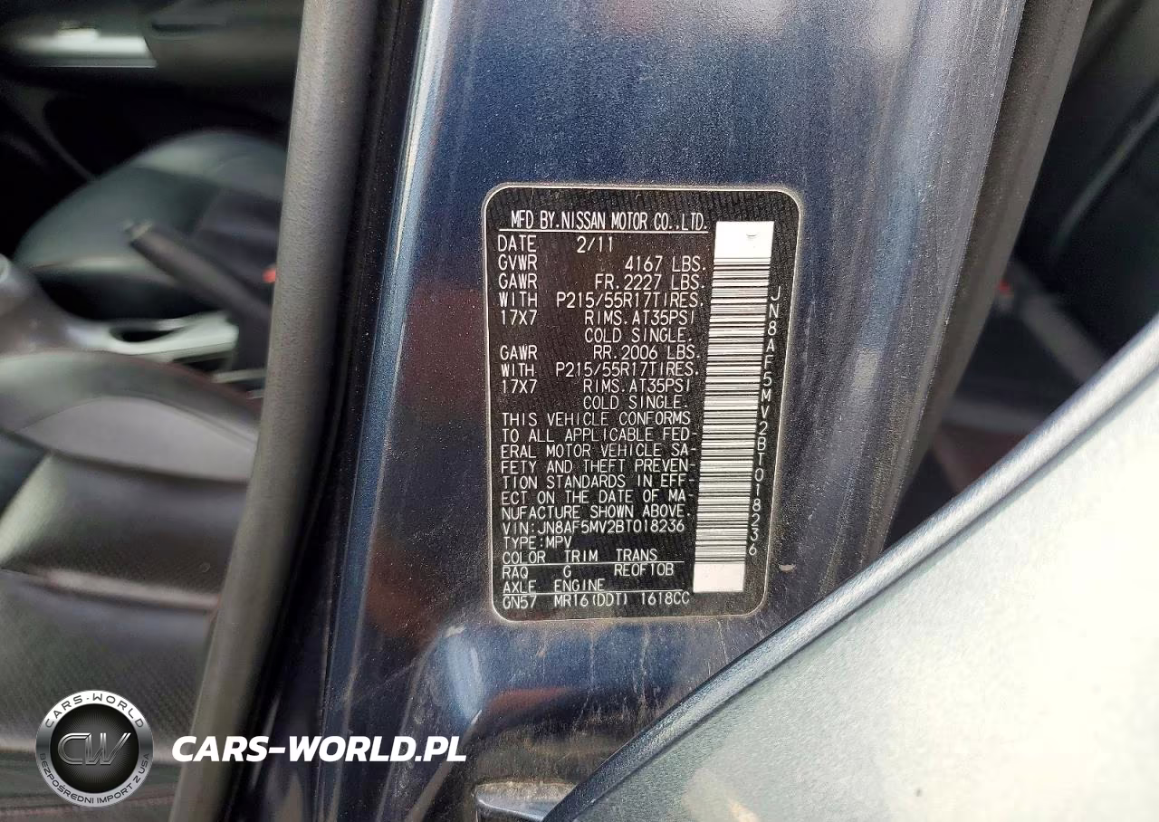 2011 Nissan Juke S VIN:JN8AF5MV2BT018236 - 12