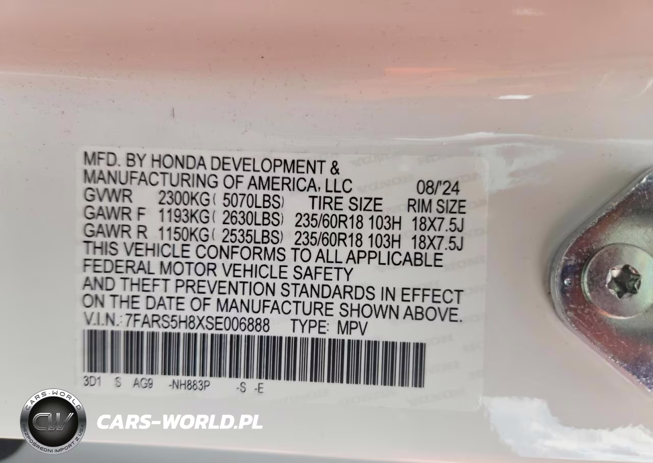 2025 Honda Cr-V Sport-L VIN:7FARS5H8XSE006888 - 12