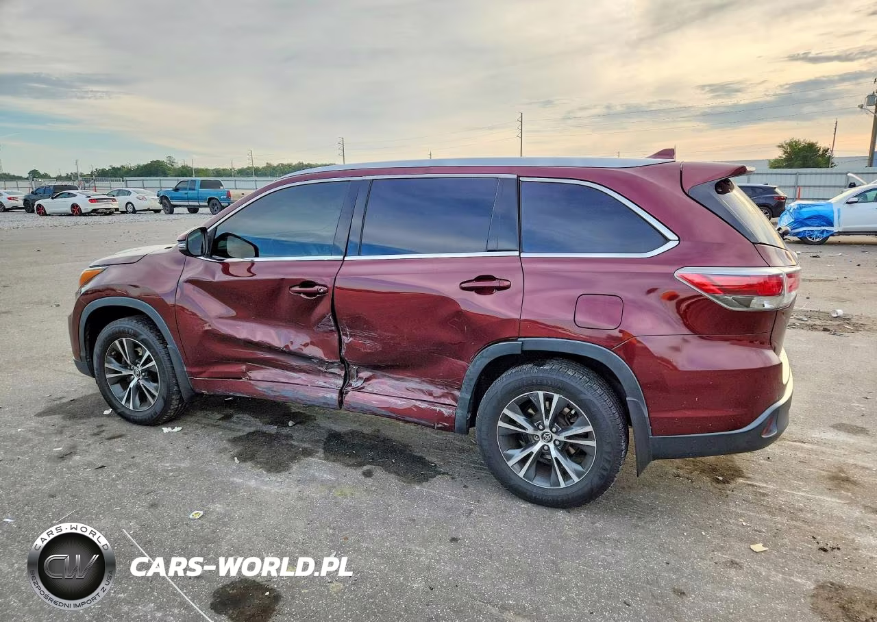 2016 Toyota Highlander Xle VIN:5TDJKRFHXGS340280 - 2