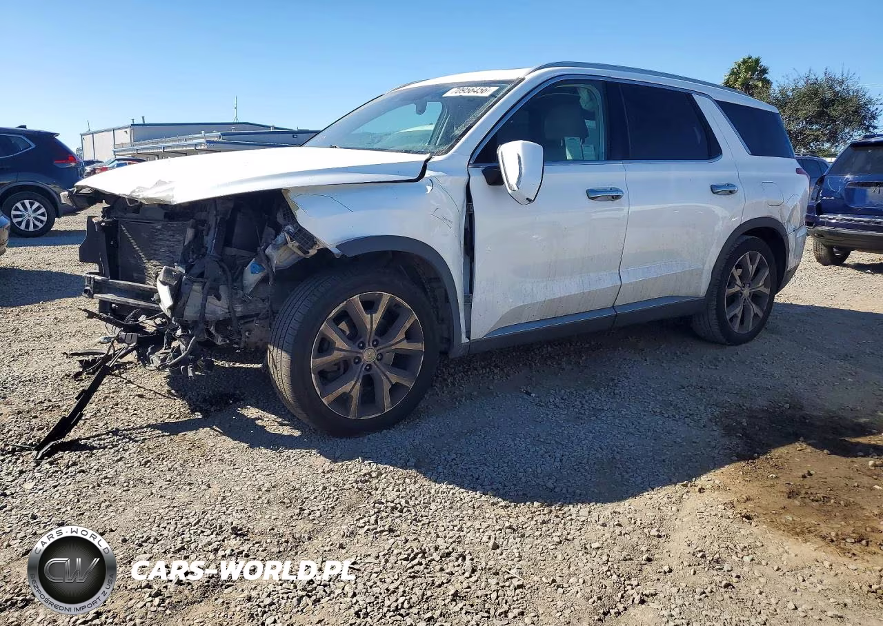 2022 Hyundai Palisade Sel VIN:KM8R44HE6NU347024 - 1