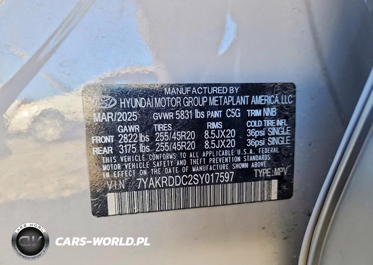 2025 Hyundai Ioniq 5 Limited VIN:7YAKRDDC2SY017597 - 14