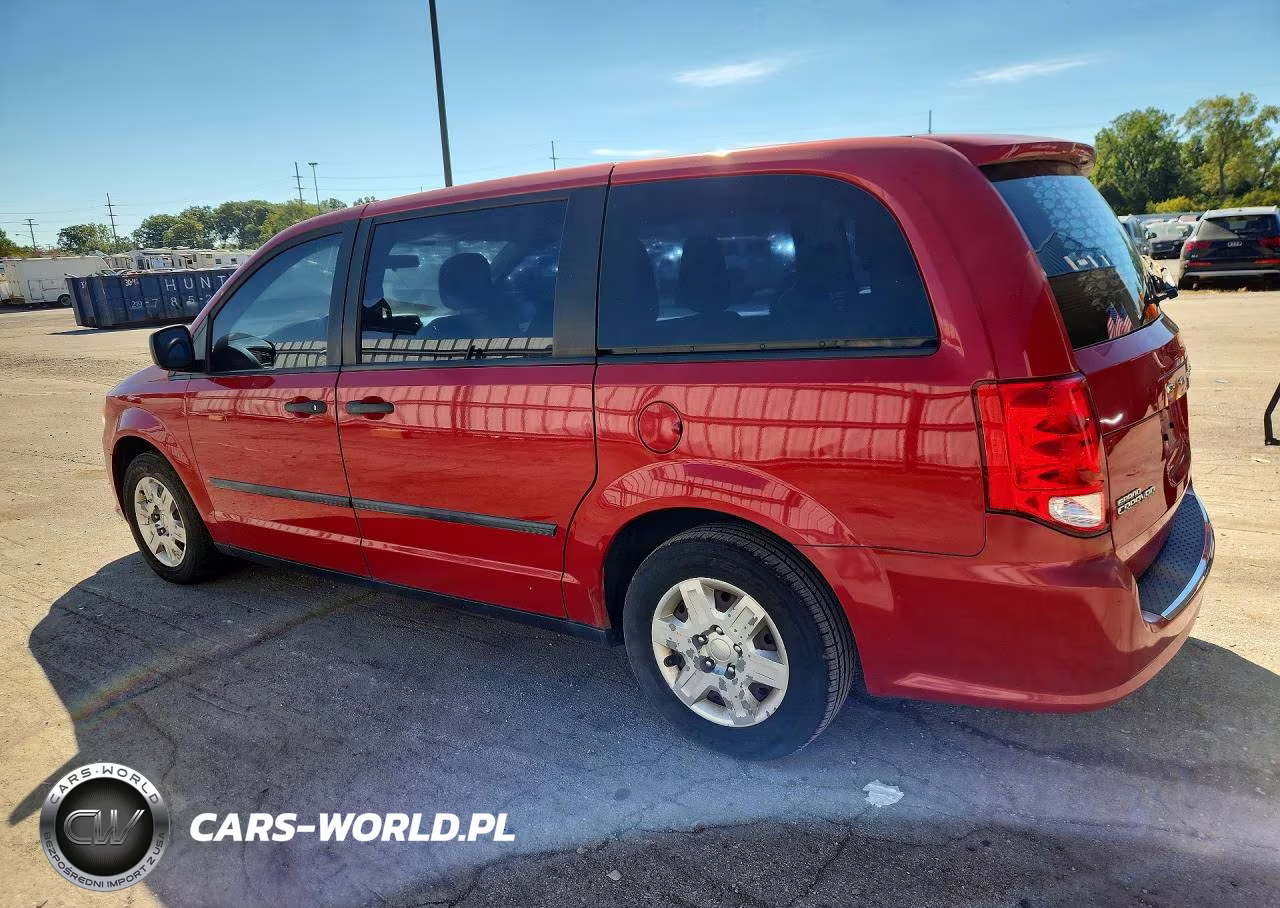 2013 Dodge Grand Caravan Se VIN:2C4RDGBG6DR508029 - 2