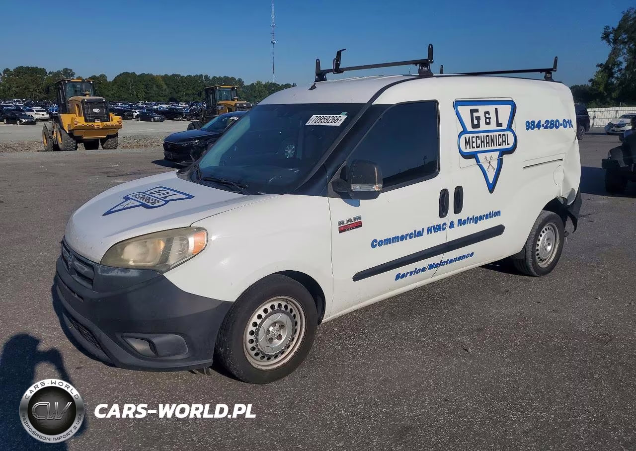 2017 Ram Promaster City St Delivery Van VIN:ZFBERFAB5H6D62788 - 1