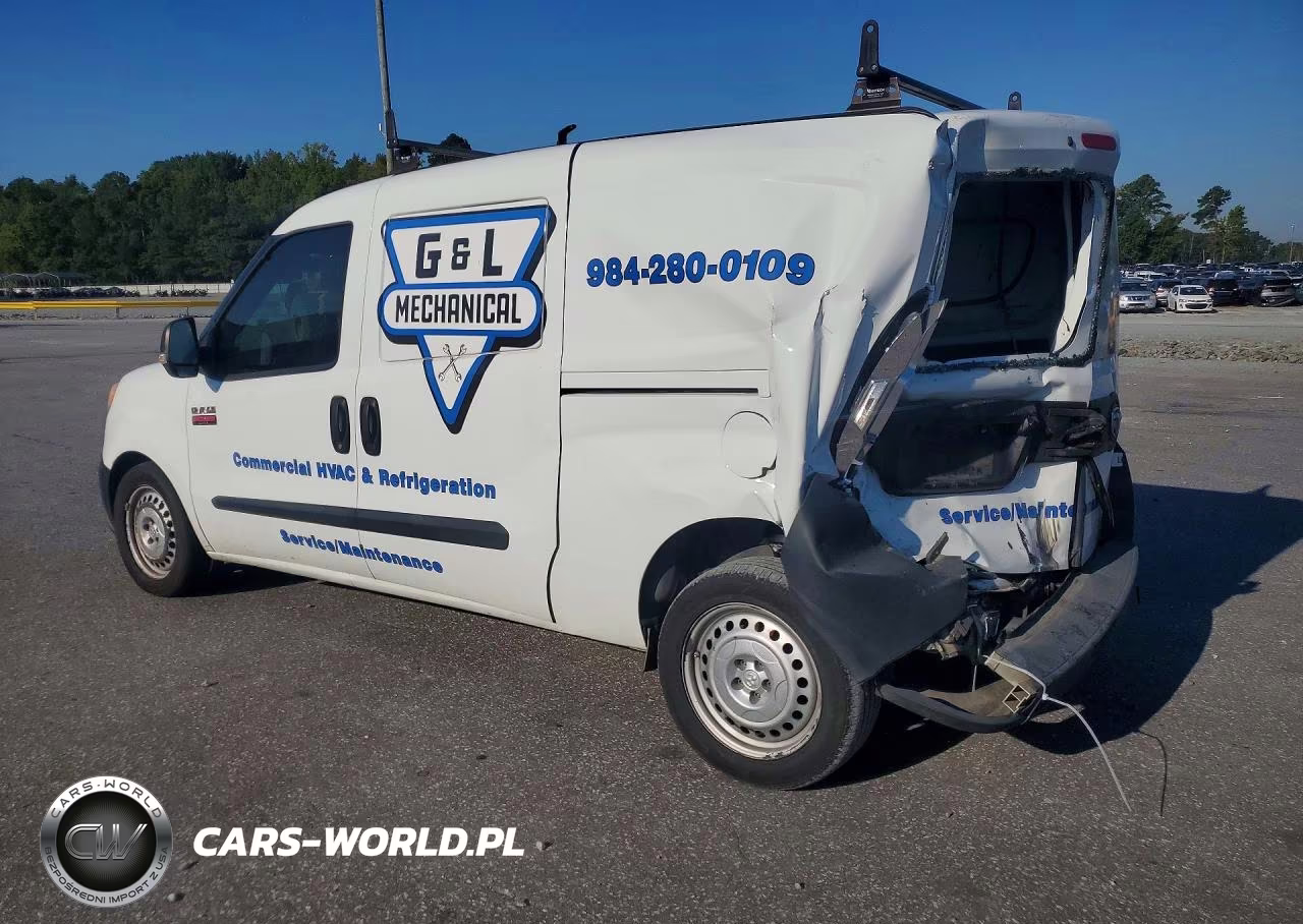 2017 Ram Promaster City St Delivery Van VIN:ZFBERFAB5H6D62788 - 2